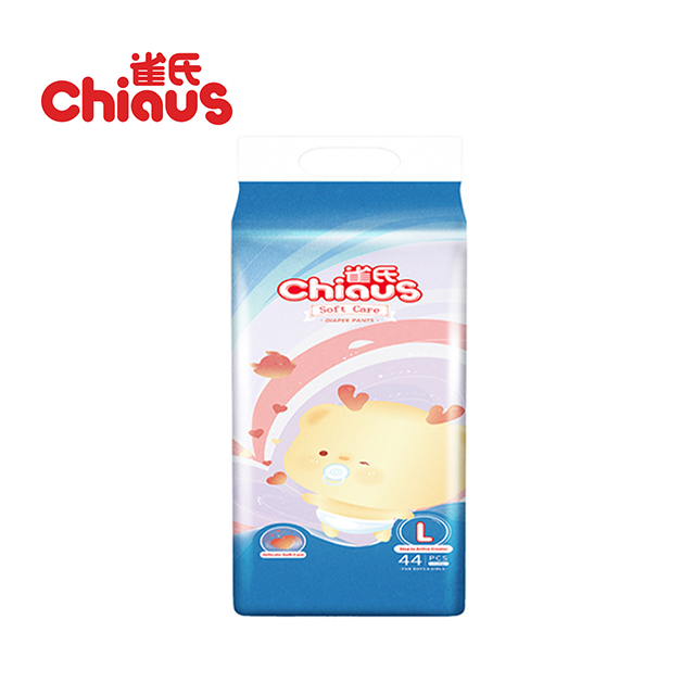 Жумшак бир жолу колдонула элек наристе кургактык жана дем алуучу дизайн менен шымдарды тартыңыз