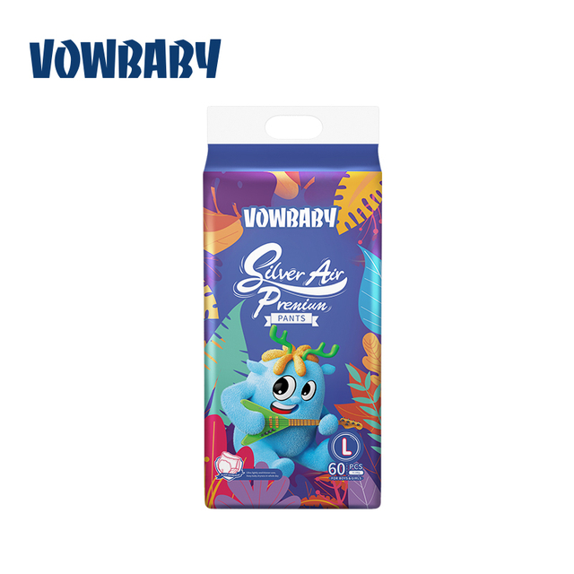 Pantaloni per pannolini Vowbaby Silver Air Premium vendite popolari dalla fabbrica di Chiaus