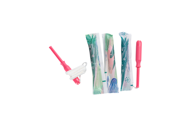 Tampon Tempoh Pakai dengan Aplikator Plastik